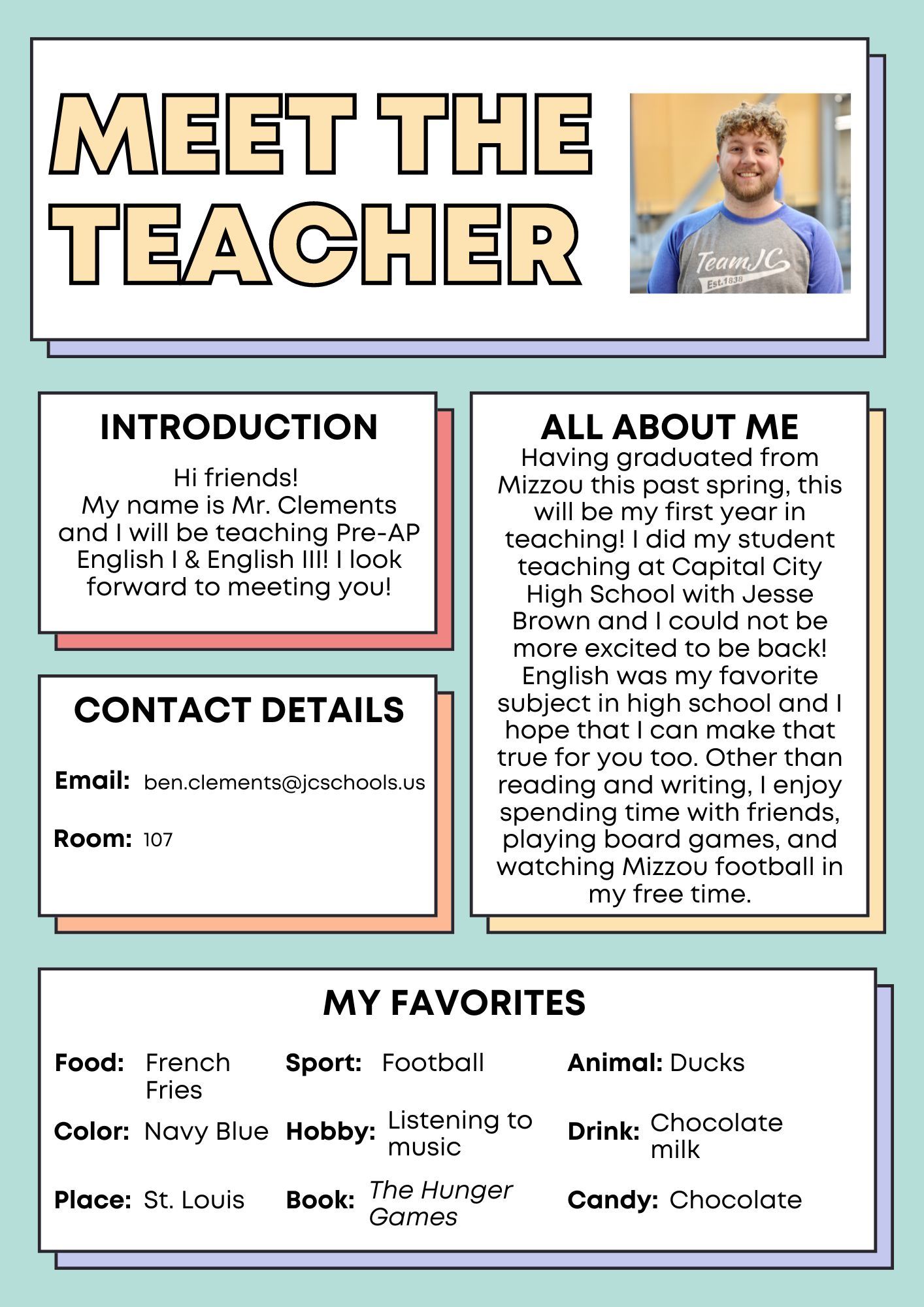 Meet Mr. Clements